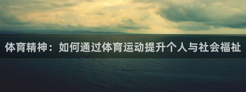 凯发官方正版app新能源:体育精神:如何通过体育运动提升个人